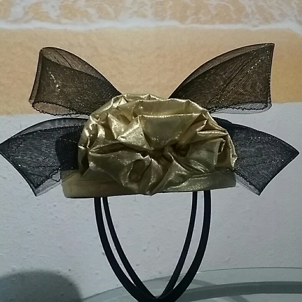 Black & Gold Hat (Church/Derby)